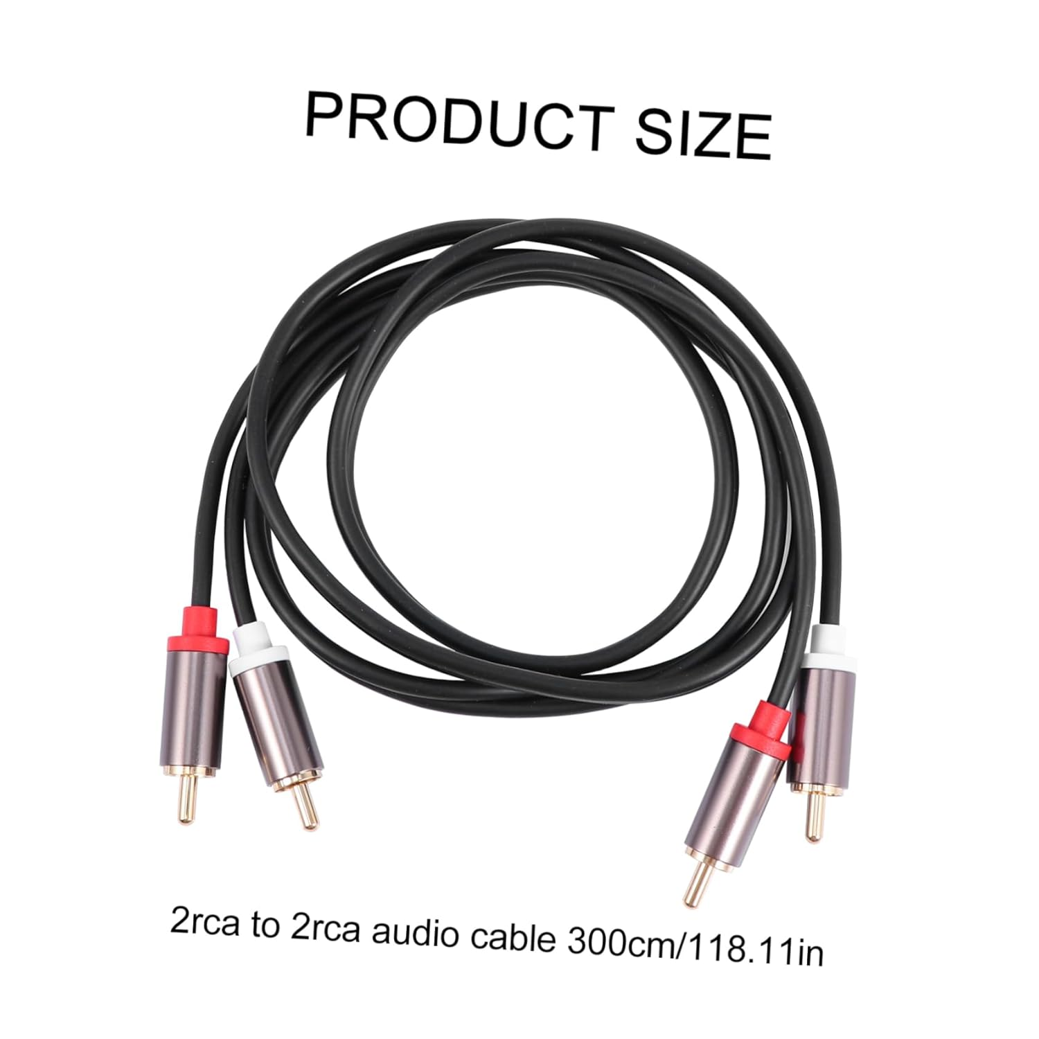 MOLUCKFU Male to Male Audio Cable Cable for Home Theater HDTV Gaming Consoles for Connections image number 4