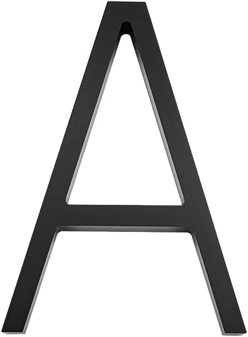 5 Inch Large House Number,Black Acrylic Modern Outdoor Address Sign for Yard Street and Mailbox, Self Adhesive Number for Door, Garbage Bins, Address Number (Number 4)