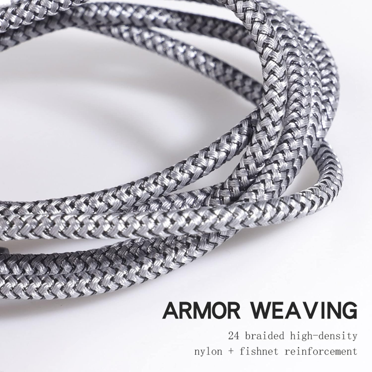 Multi Charging Cable, USB A/USB C Multiple Charger Cable Braided 5 in 1 Fast Charging Cord with Type-C/Micro USB/IP Port for Phone 16 15 14 13 12 11 Samsung Galaxy Tablets Android and More- 1.2M - Red+Black image number 3