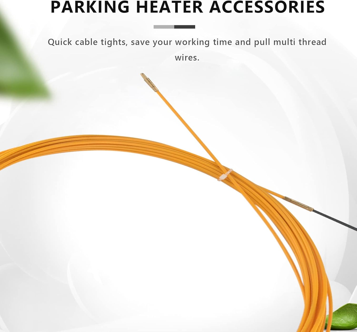 20M 3Mm Guide Device Fiberglass Electric Cable Push Pullers Duct Snake Rodder Fish Tape Wire image number 4