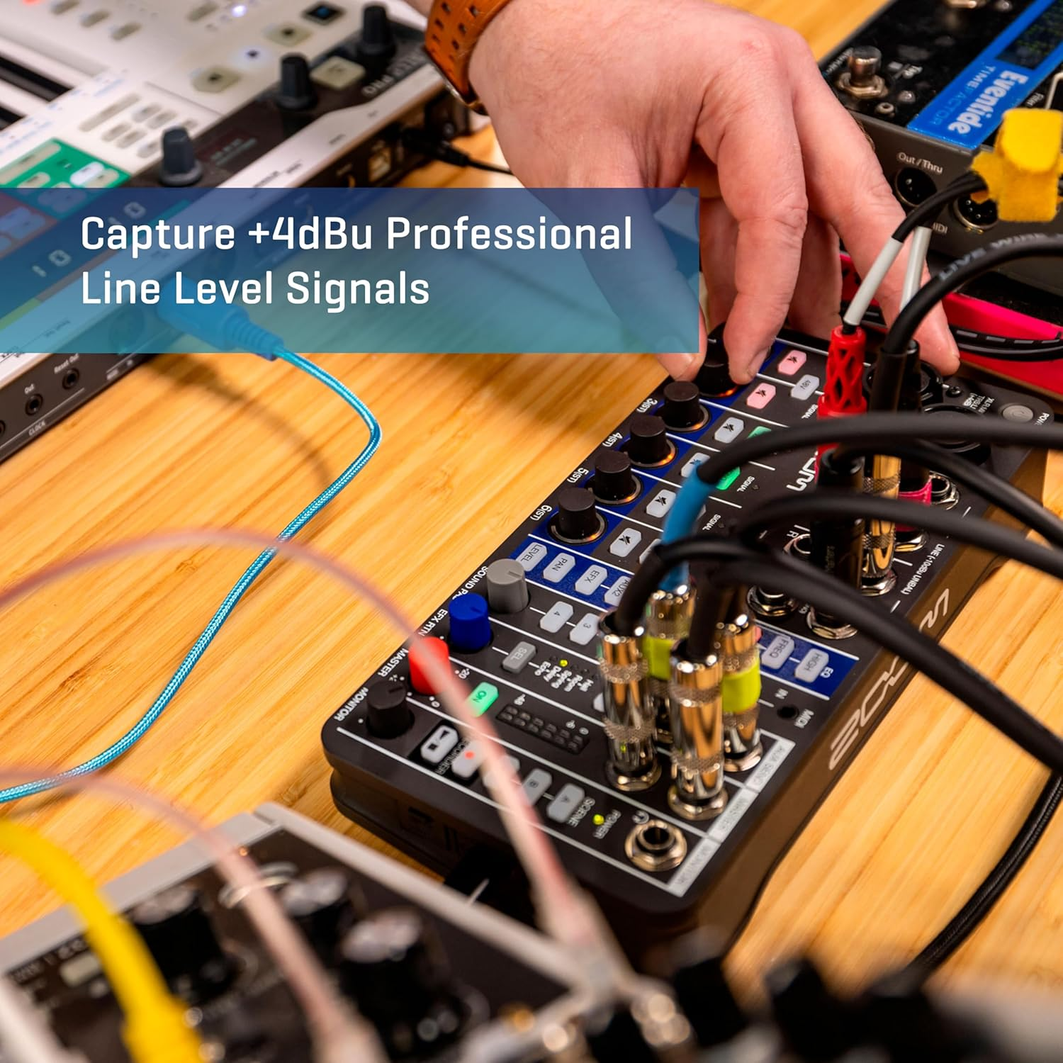 Zoom Livetrak L6 Digital Mixer/Recorder, Battery Powered, 32-Bit Float, 10-Channels, 2 Combo + 4 Stereo Inputs, MIDI, Effects, Sound Pads, 3-Band EQ, Audio Interface, for Music & Streaming image number 2