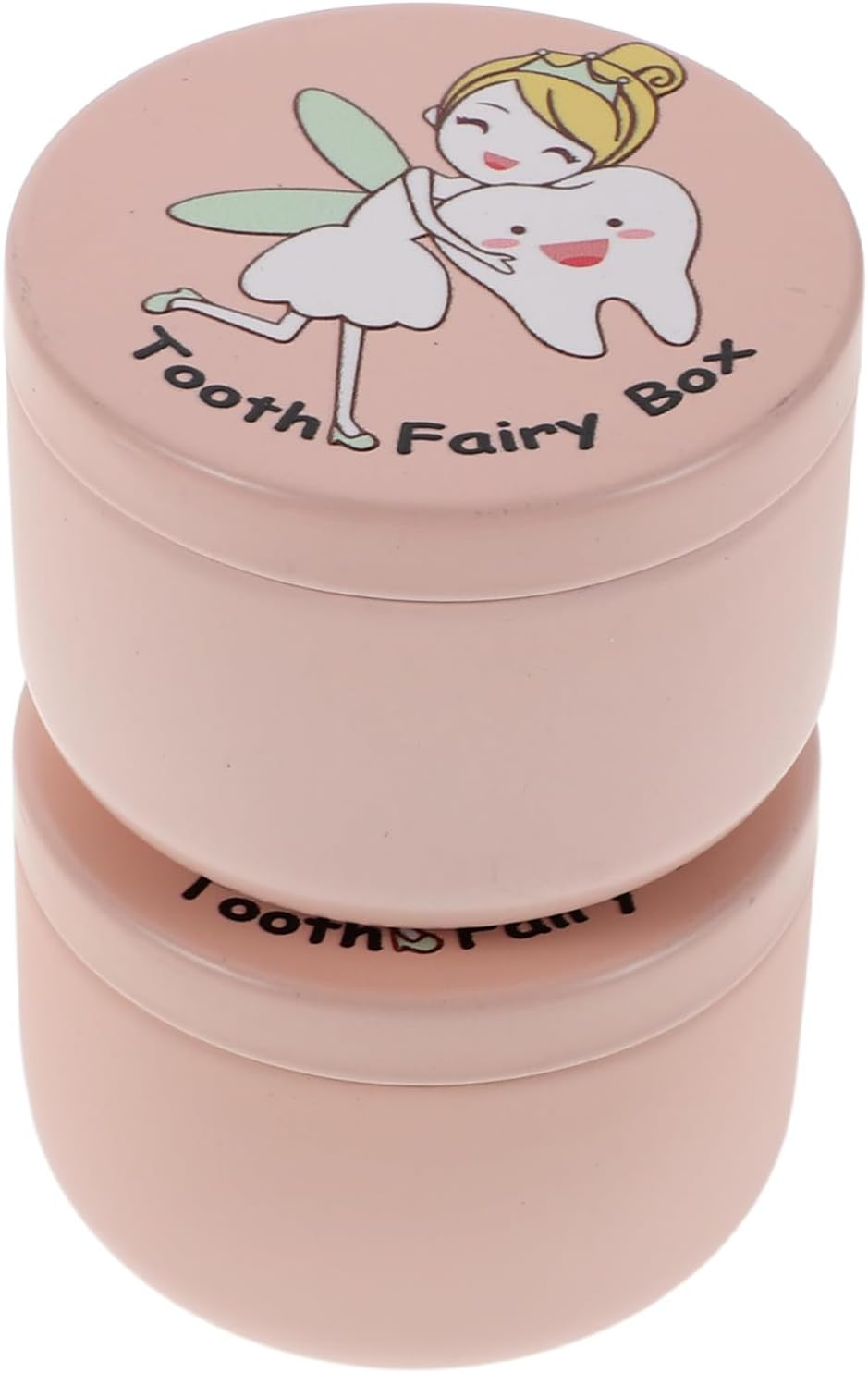 2Pcs First Tooth Container: Tooth Holder Umbilical Cord Keepsake Case Cute Baby Teeth Keepsake Box Fetal Hair Container Fairy Box Pink image number 5