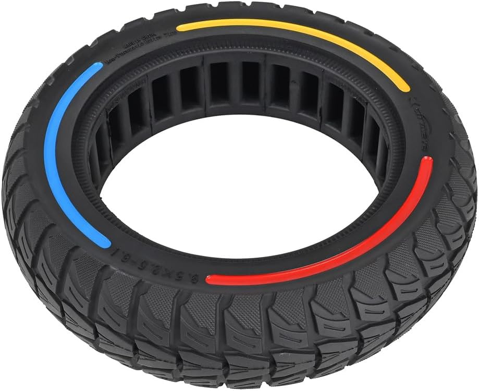 9.5X2.5-6.1 Off-Road Solid Tire Replacement for NIU Kqi3 Pro/Max/Sport Scooter - Puncture-Free, Hassle-Free Maintenance - Anti-Skid, Shockproof 9.5 X 2.50 Inch Tubeless Tire - 3 Color image number 6