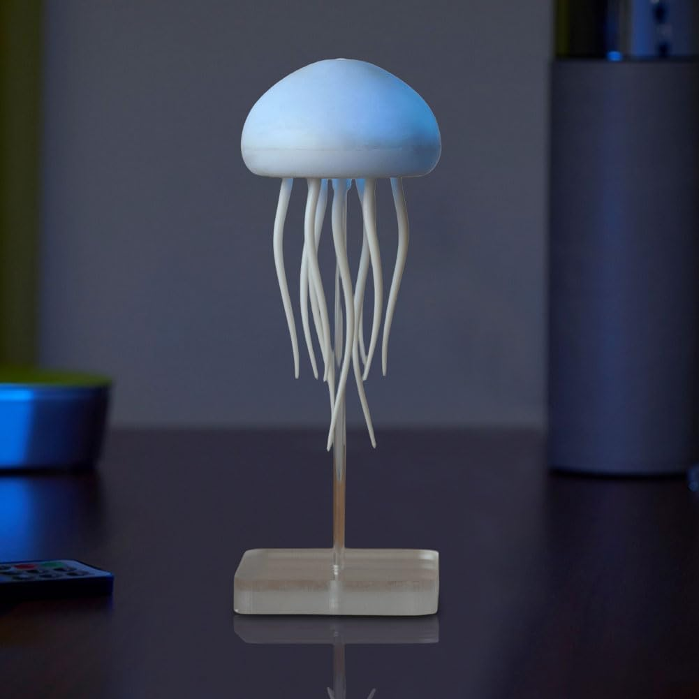 Bedside Bedroom Companion Light Voice Control Type-C Charging Jellyfish Shape Baby Night Light RGB Gradient Flexible Tentacles for Bedroom Home Decor image number 6