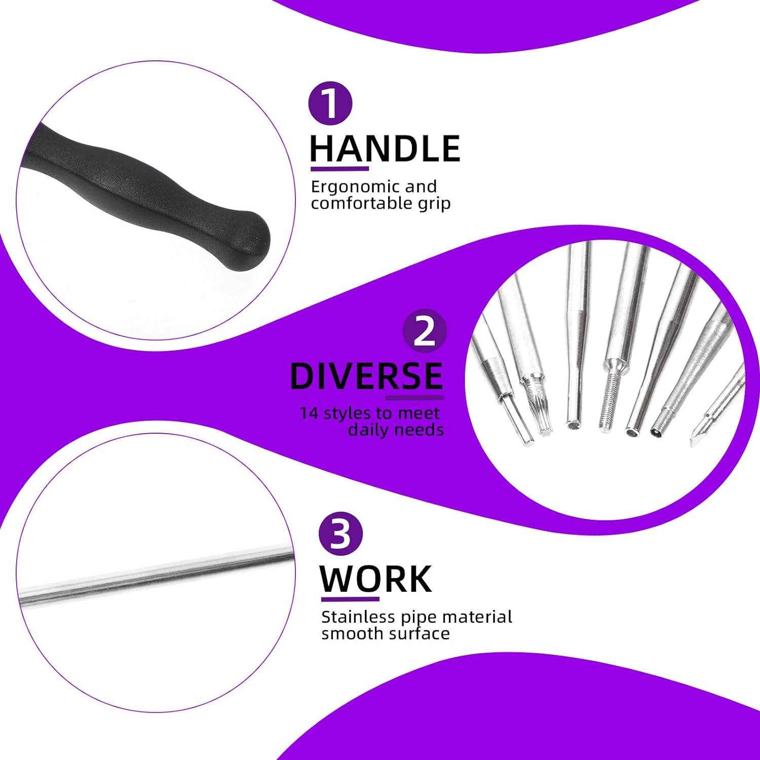 Swpeet 15Pcs Carburetor Adjustment Tool Carburator Adjusting Kit with Welding Tip Cleaner Carb Carburetor Cleaner Assortment Kit, Carburetor Adjusting Tool with Carburetor Cleaning Brush Needle Kit image number 1