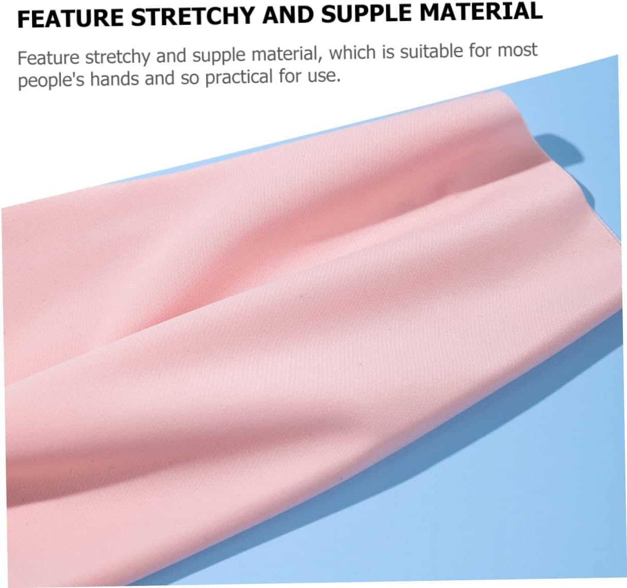 Ipetboom Nail UV Gloves 1 Pair Ice Silk Nail Gloves Uv Protection Gloves for Manicure anti Uv Hands Gloves anti Gloves Manicure Gloves anti Uv Nail Art Gloves Miss Summer Nylon Dryer Pink image number 6