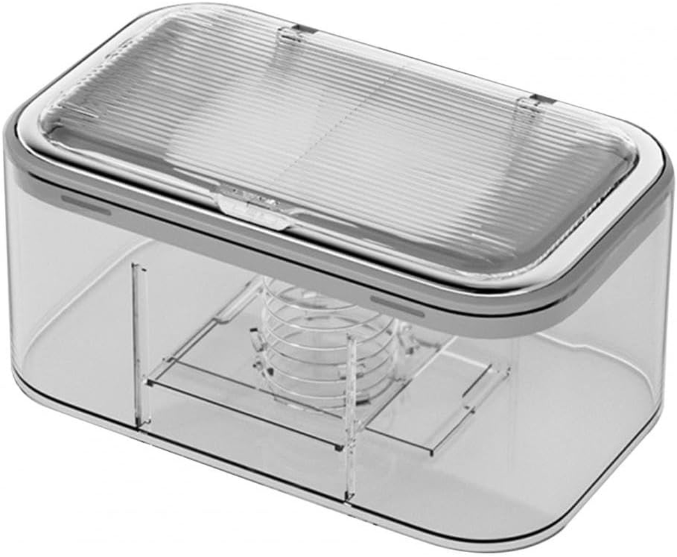 Wall-Mounted Wet Wipes Holder Wall Mounted Wet Wipes Dispenser Box with Capacity Easyopen Spring Plate Multifunctional A image number 2