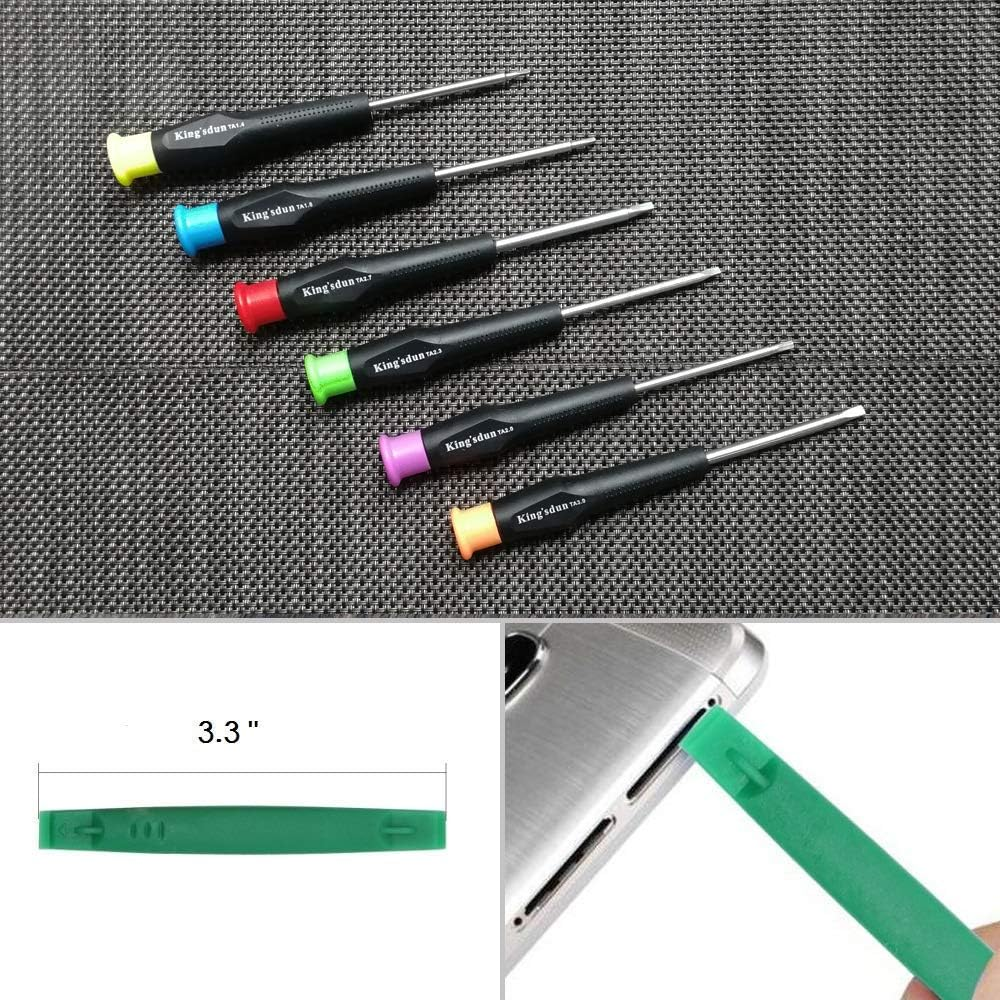 Full Triangle Head Screwdriver Set for Electronic Toys, 7-Piece Triangle Security Screws Driver Tool Kit for Thomas Mcdonald'S Toy Series Repair Battery Disassemble - Toys Triangle Driver Set image number 5