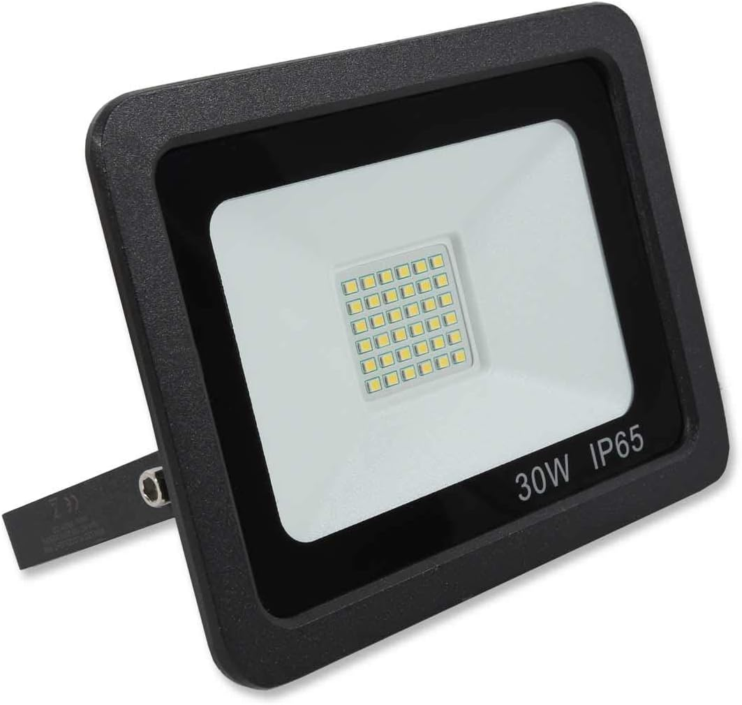 LOWENERGIE LED Floodlight Waterproof IP65 (30W, Black)