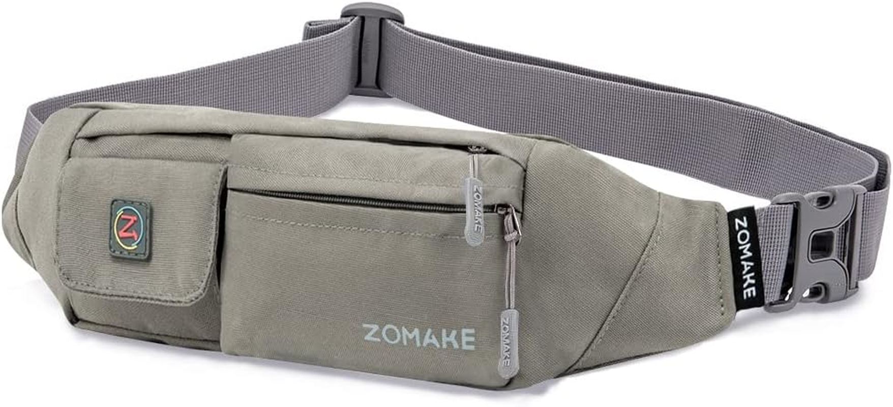 ZOMAKE Fanny Pack Slim Belt Bag Water Resistant Waist for Men and Women,Running Cycling