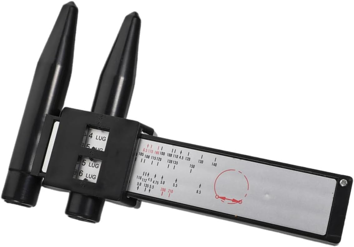 BESTOYARD Position Ruler for Precise Wheel Hub Measurement Engineering Tool for Modifications Woodworking and Automotive Applications image number 1