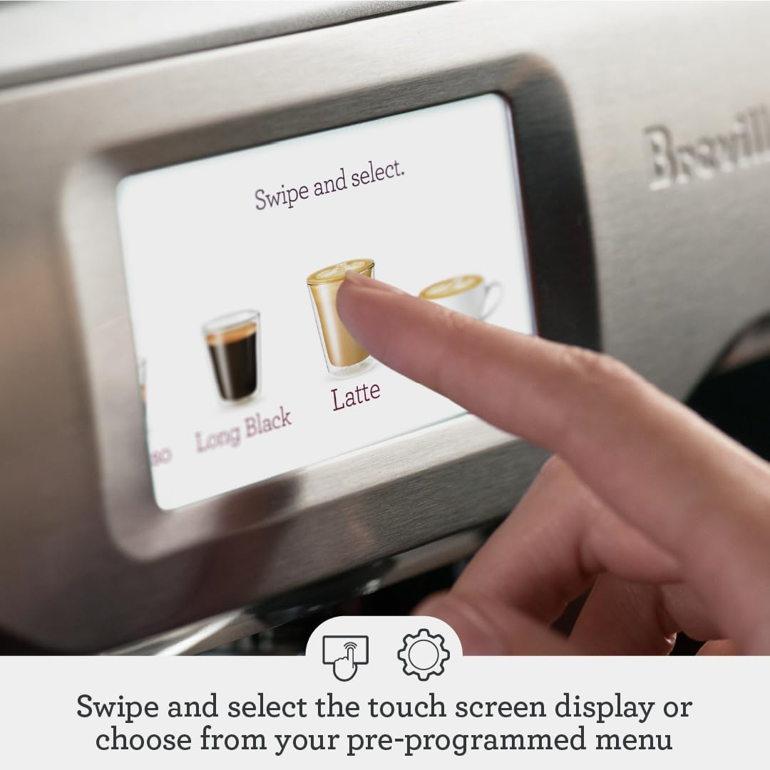 Breville the Barista Touch Espresso Machine, BES880BSS, Brushed Stainless Steel image number 6