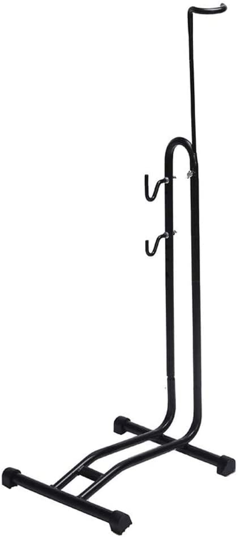 Horizontal and Vertical Bike Rack Floor Packing Stand, Solid Steel Construction, Non-Slip Feet, Space Saving Design for Living Room, Bedroom, Garage, Size-Xl image number 3