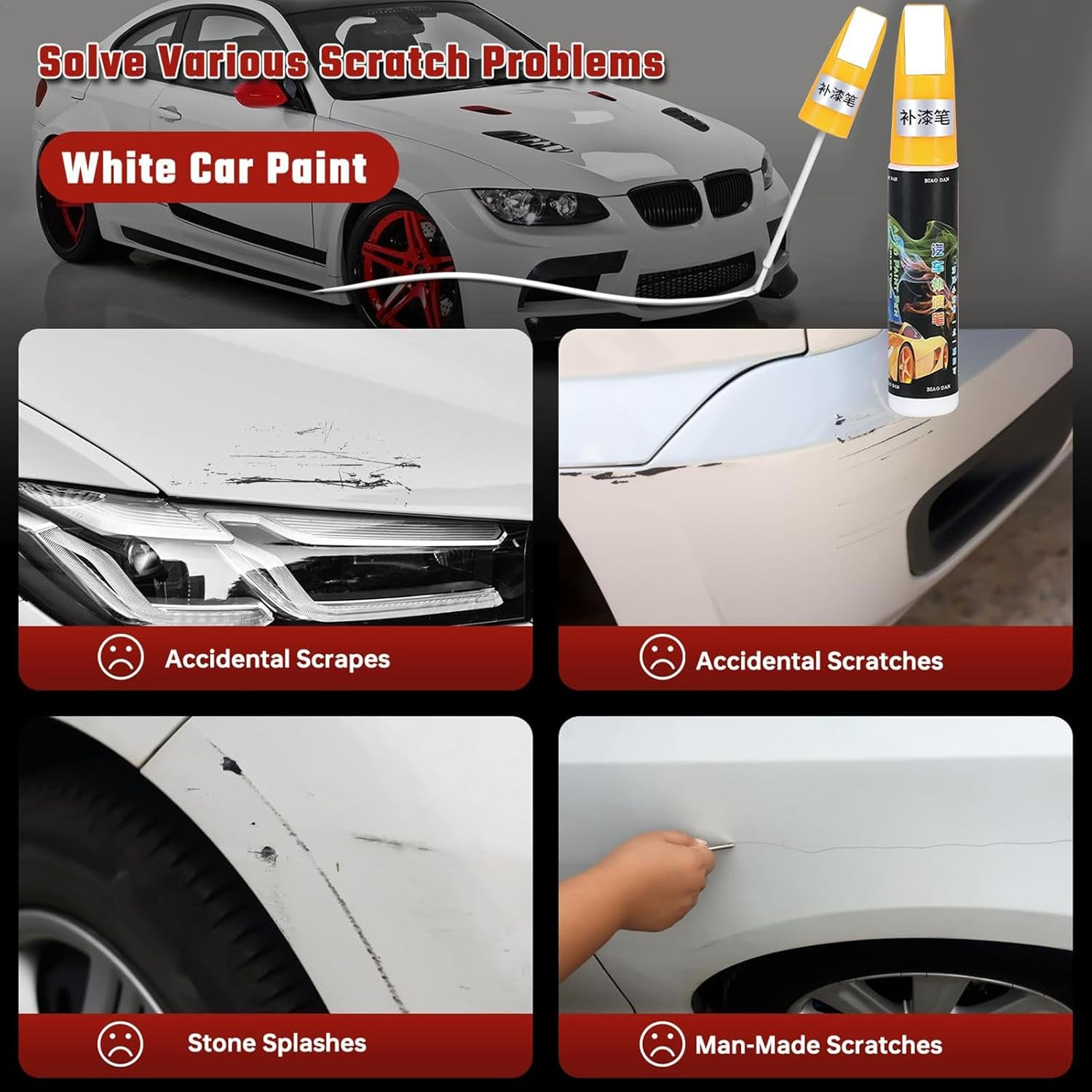 Car Scratch Remover - Vehicle Scratch Repair,Convenient Car Paint, Fill Paint Car Quick & Easy Solution for Various image number 3