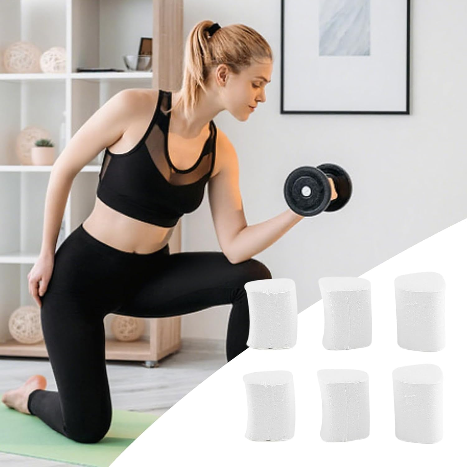 Wezalget Toe Separators for Women, Soft Foam Toe Separators - Breathable Corrective Elastic Soft Alignment Pad for Overlapping Elderly Men Youth Shoe Yoga Corns image number 2