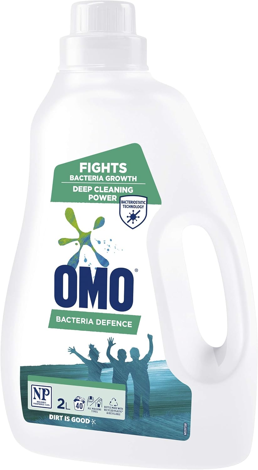 Omo Laundry Liquid Bacteria Defence, Fights Bacteria Growth, 2L image number 5