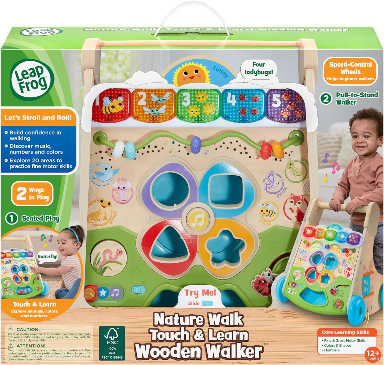 Nature Walk Wooden Activity Walker image number 6