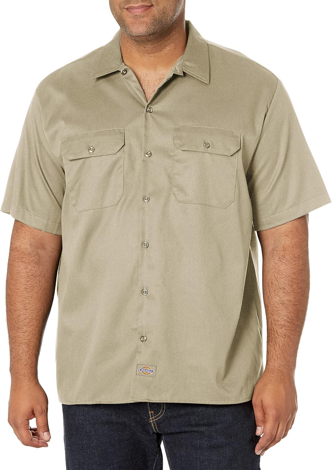 Dickies Men'S Short-Sleeve Flex Twill Work Shirt image number 4