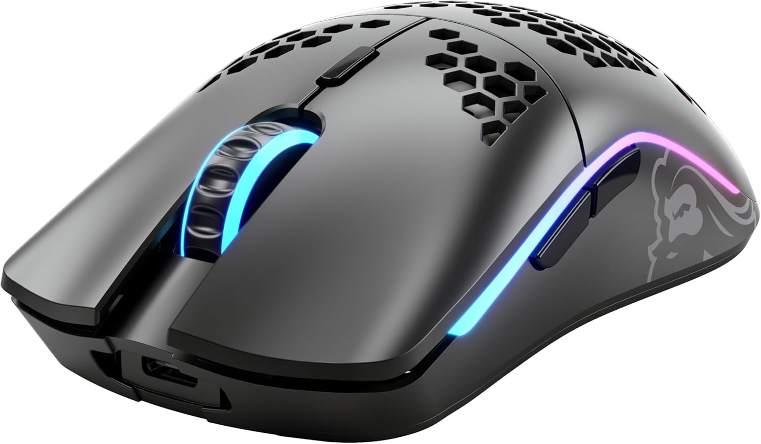 Glorious Gaming Model O Wireless Gaming Mouse - Superlight, 69G Honeycomb Design, RGB, Ambidextrous, Lag Free 2.4Ghz Wireless, up to 71 Hours Battery - Matte Black image number 5