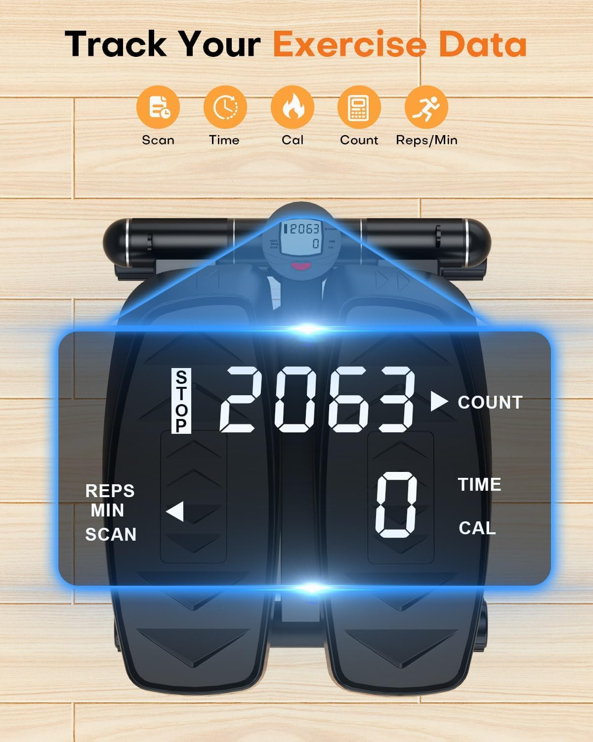 Steppers for Exercise, Stair Steppers for Home Fitness, Mini Steppers with Max 330LBS Loading Bearing Portable Home Exercise Equipment Steppers for Exercise at Home Fitness Stair Steppers image number 6