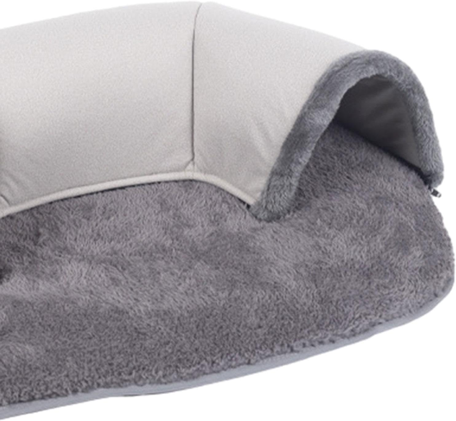 Stgfyxgs Cat Tunnel and Bed Toy, Warm Cat House, Pet Nest, Machine Washable Dog Sleeping Cushion, Multifunctional, 65 X 49 X 17 Cm, with Ball image number 2