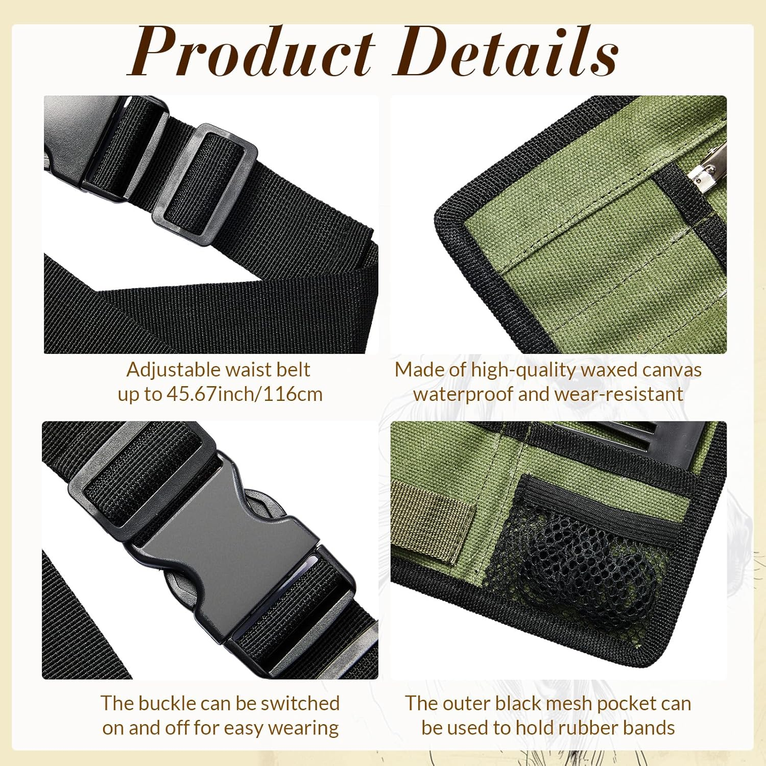 Cosblank 9 Pcs Horse Braiding Kit Complete Mane Horse Grooming Set Essential Supplies for Dressing up Your Horse for Western Party Events and Celebrations(Hunter Green)