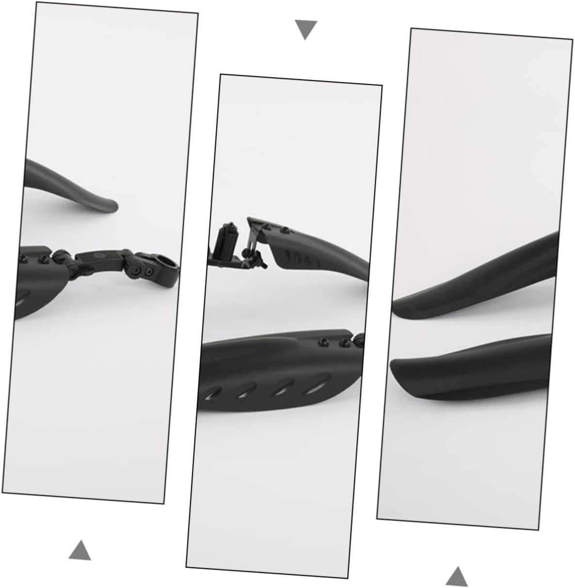 1Pair Black Bike Mudguards Mountain and Road Bike Rainwater Guards Durable Splash Protection for Outdoor Cycling Fit Dirt Board Accessories image number 5