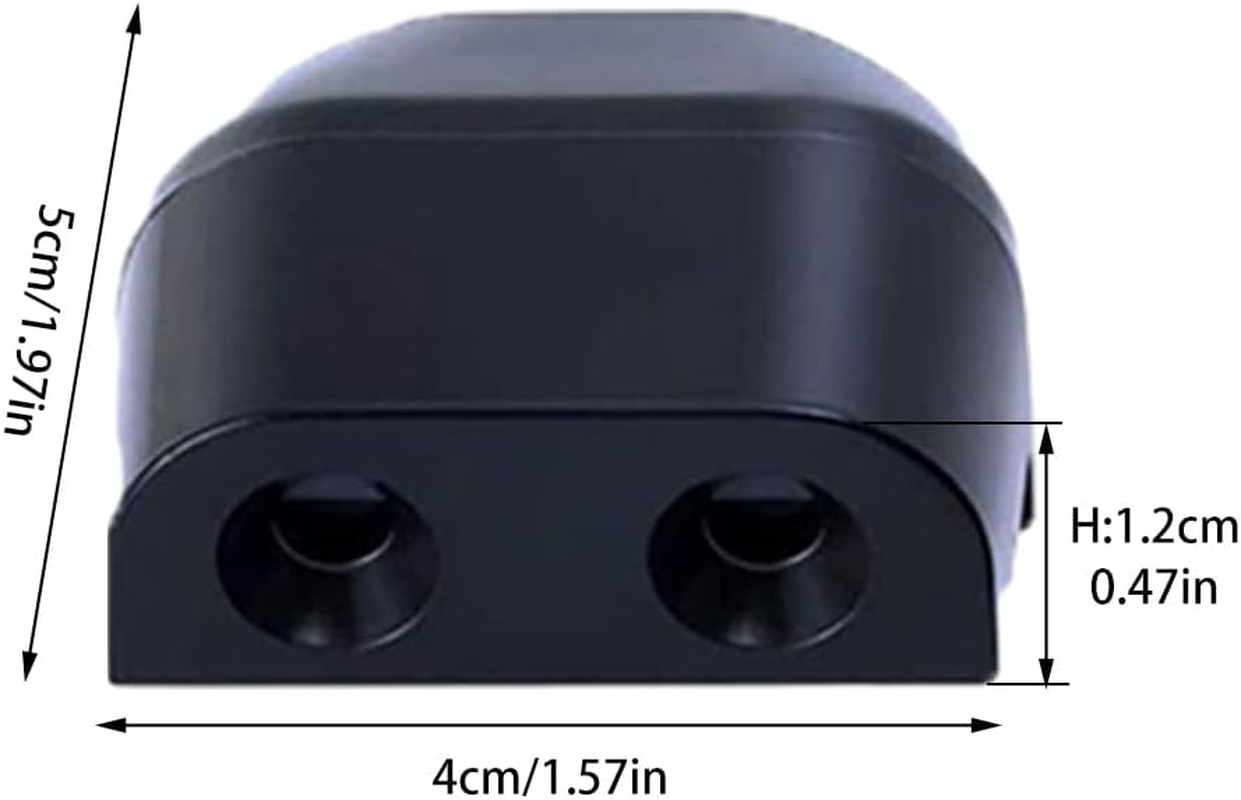 6 Pack Deer Whistles Wildlife Warning, ABS Self-Adhesive Warning Car Device, Deer Alarm Road Safety Horn Device Animal Alert Whistle for Cars, Vehicles, Motorcycles(Color:Black) - Transparent image number 2