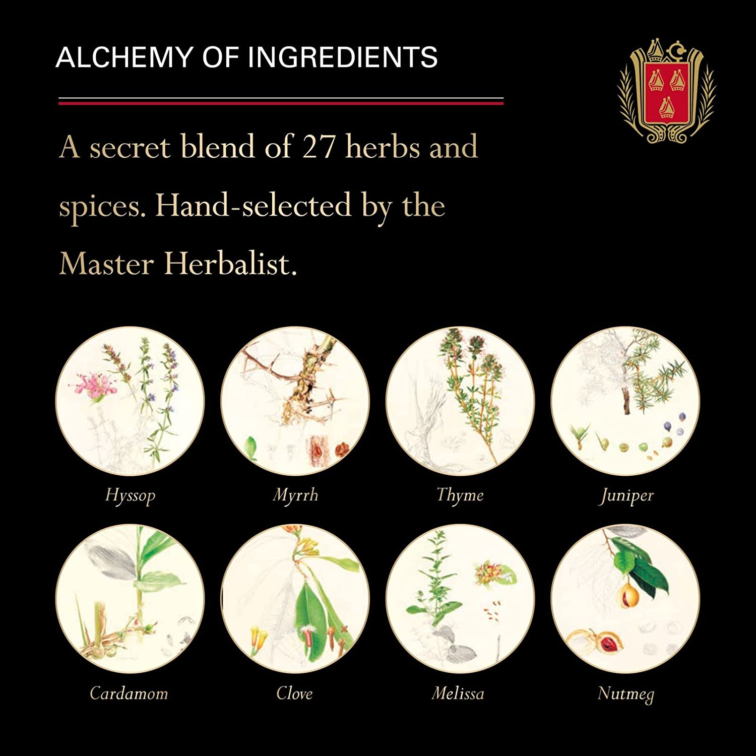 B&eacute;n&eacute;dictine D.O.M. French Liqueur, 40% ABV, 70Cl / 700Ml, Made from a Secret Recipe of 27 Traditional Roots, Herbs & Spices, Notes of Light Honey, Citrus & Soft Almond