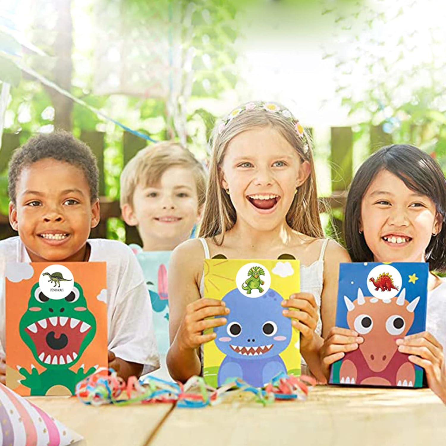 Round Dinosaur Stickers for Kids, Teacher Reward Stickers, School Supplies, Animal Incentive Roll Sticker,School Classroom Must Have Supplies, Motivational Teacher Stickers for Students image number 1