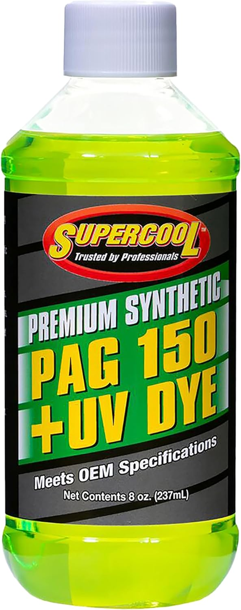 TSI Supercool P150-8D-6CP 150 PAG Viscosity Oil plus U/V Dye, 8 Oz, 6 Pack image number 5