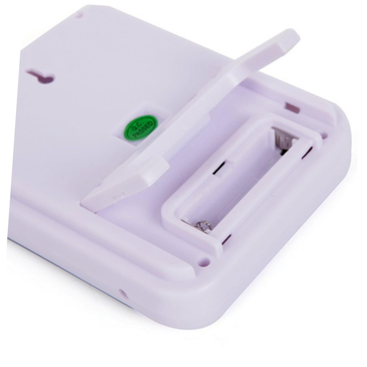 Totority Digital Large Screen Temperature and Humidity Meter TA218D Indoor Moisture and Temperature Measuring Tool Hygrometer LCD Display without Battery, White, Suitable for Home And