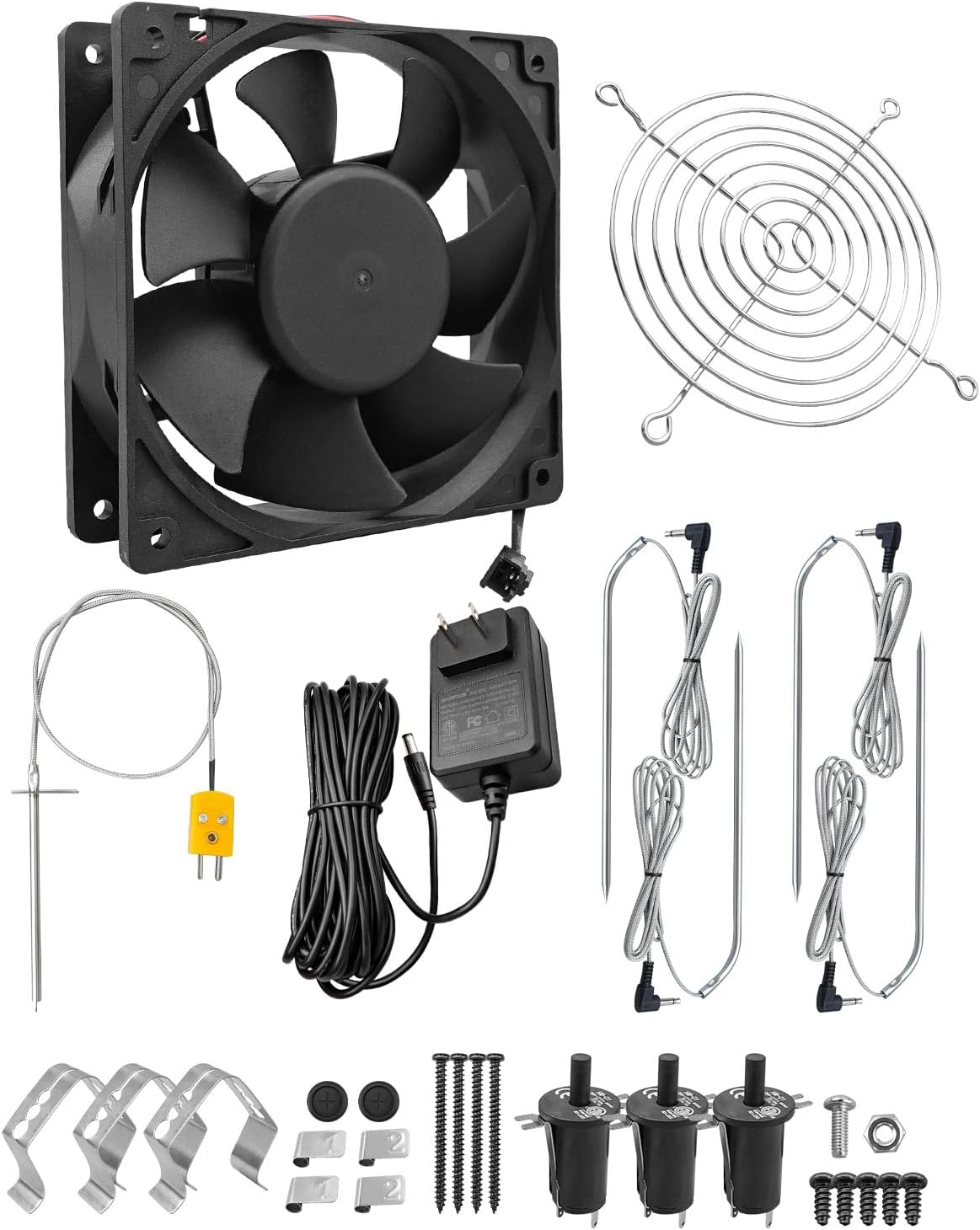 Hopper Lid Door Switch Temperature Probe Fit for Masterbuilt Gravity Series 560/800/1050 XL Digital Charcoal Grill + Smoker, Replace 9904190041 image number 3