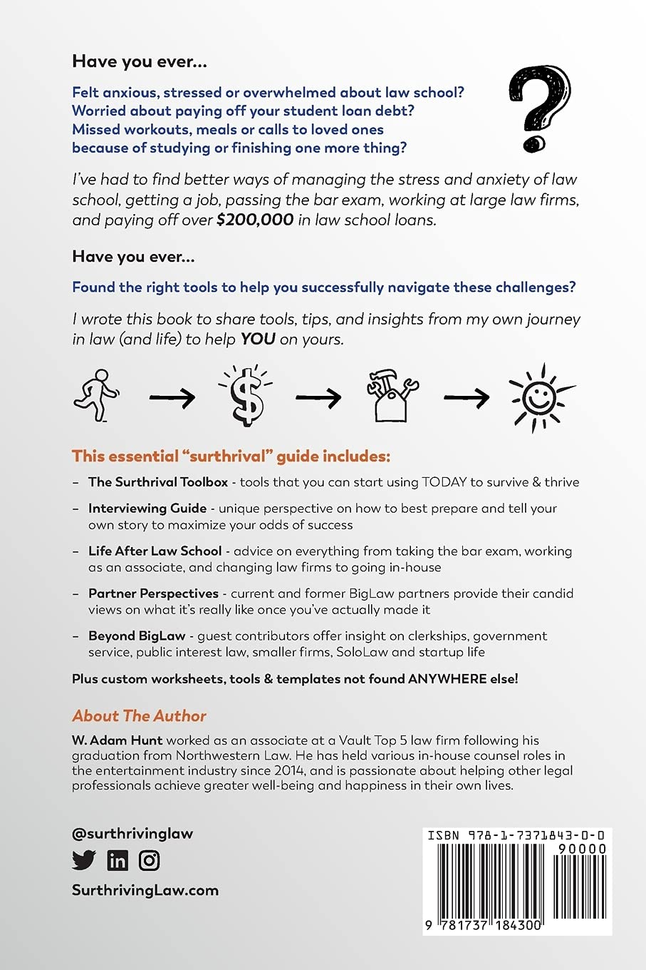 Surthriving Law School (And Beyond...): an Essential Guide to Surviving and Thriving on Your Legal (And Life) Journey