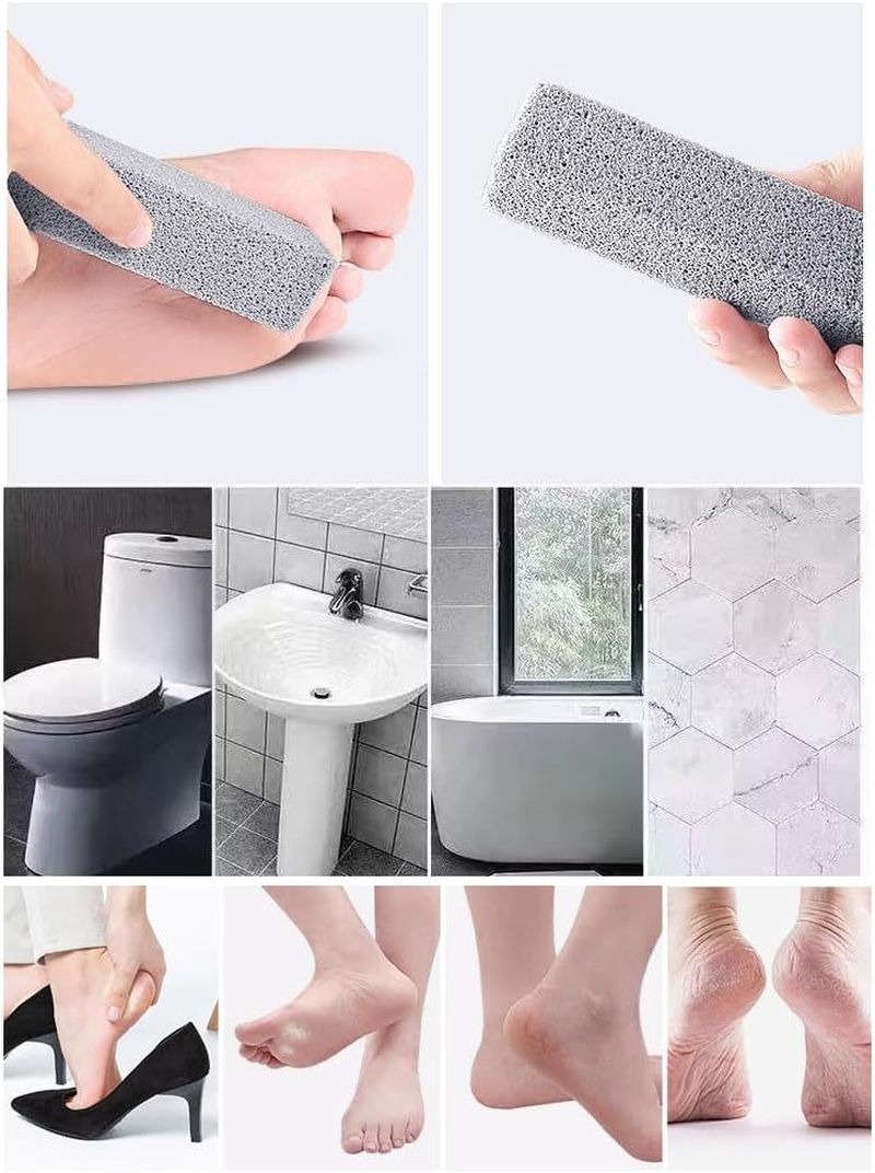 HIGHROCK 3PCS Pumice Cleaning Stone Toilet Bowl Pumice Cleaning Stone with Handle Stains.