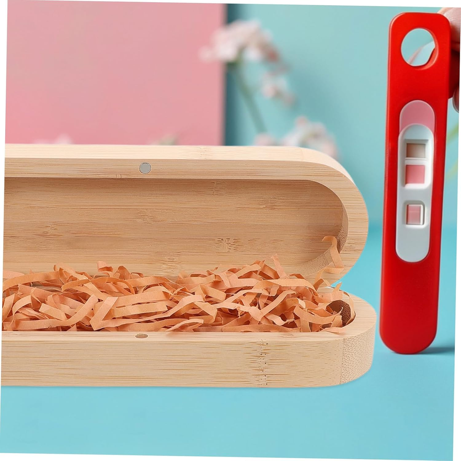 Custom Pregnancy Test Keepsake Box Wood Surprise Announcement Case Maternity Announcement Favor