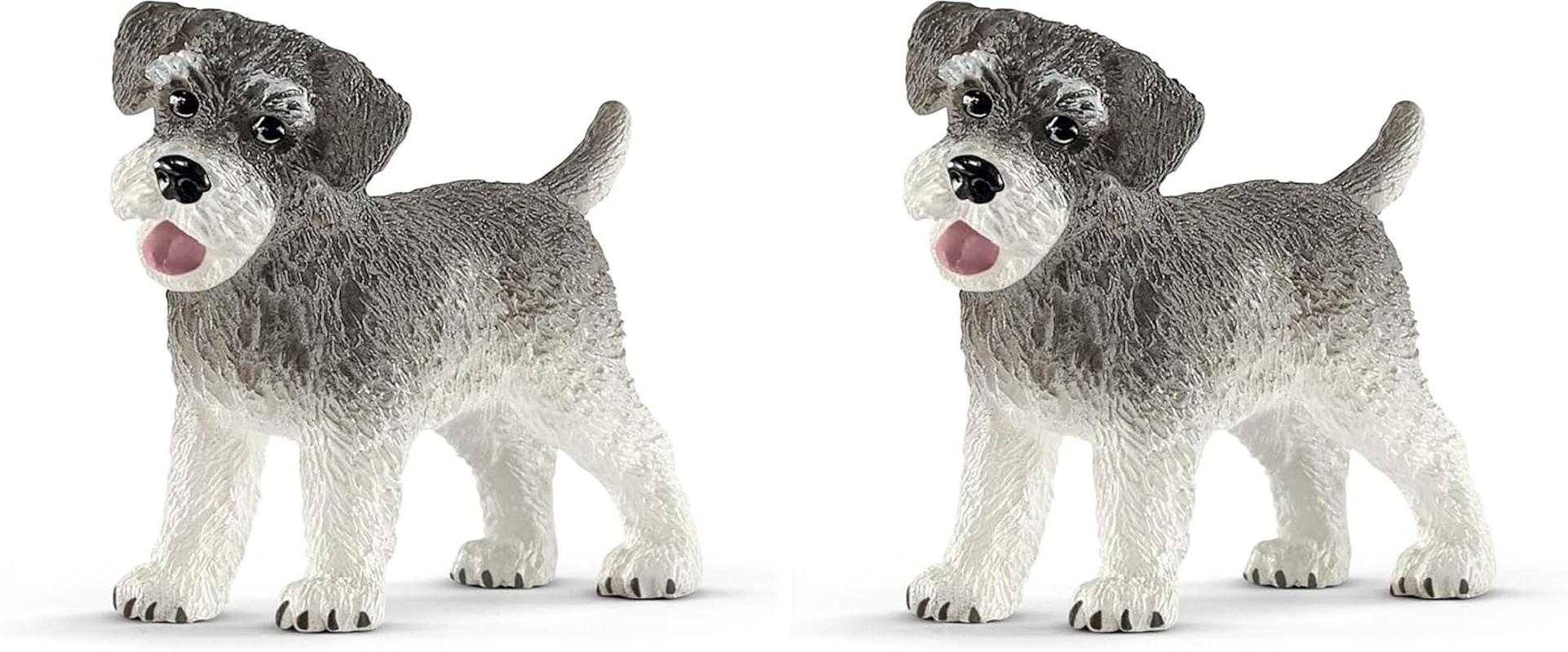 Schleich Farm World, Realistic Cute Dog Toys for Kids Ages 3 and Above, Miniature Schnauzer Toy Figurine image number 2