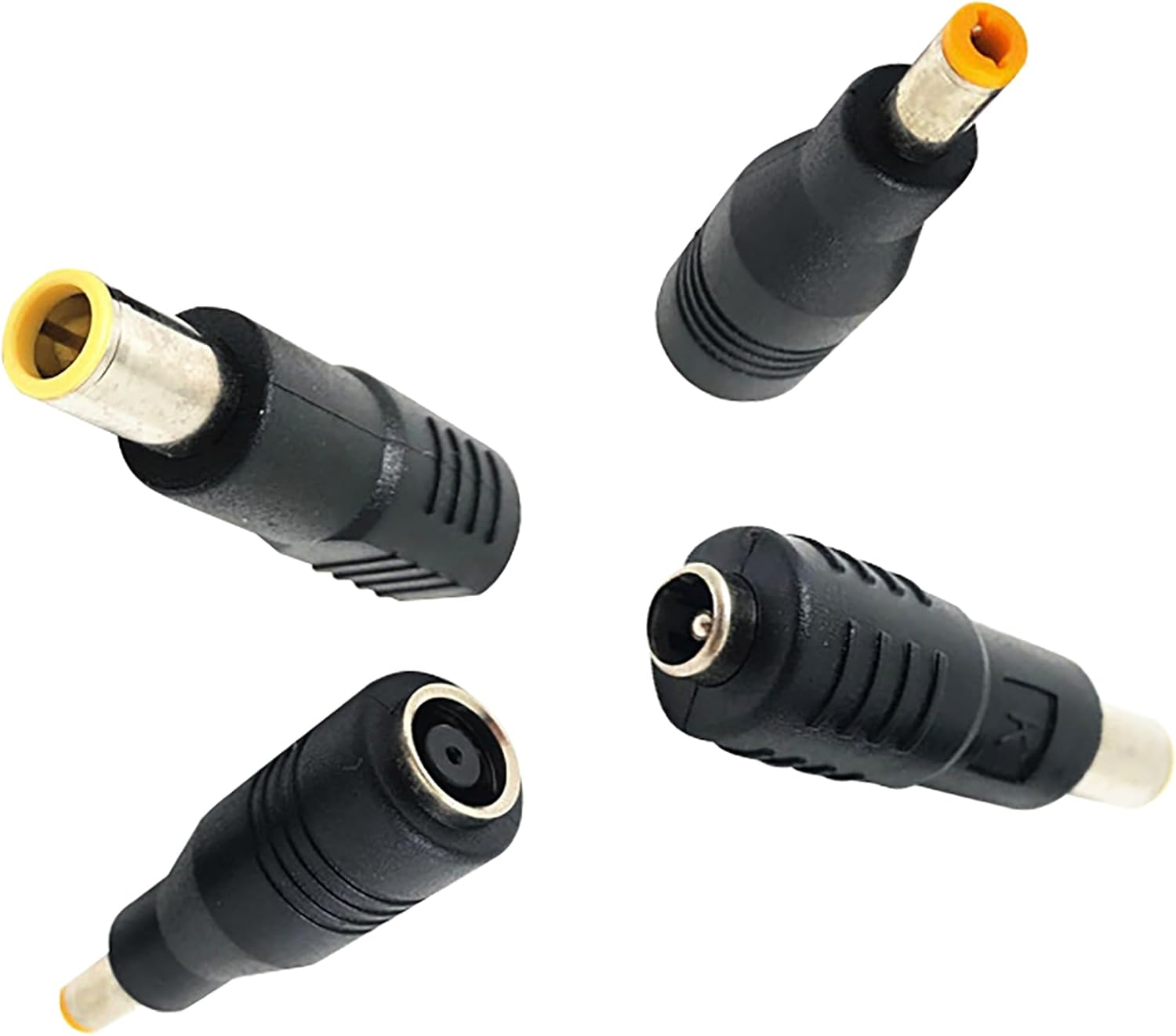 Tunghey 10-Pack Power Plug Adapter - 5 DC 8Mm Male to 5.5Mm X 2.1Mm Female and 5 DC 5.5Mm X 2.1Mm Male to 8Mm Female Connectors image number 2