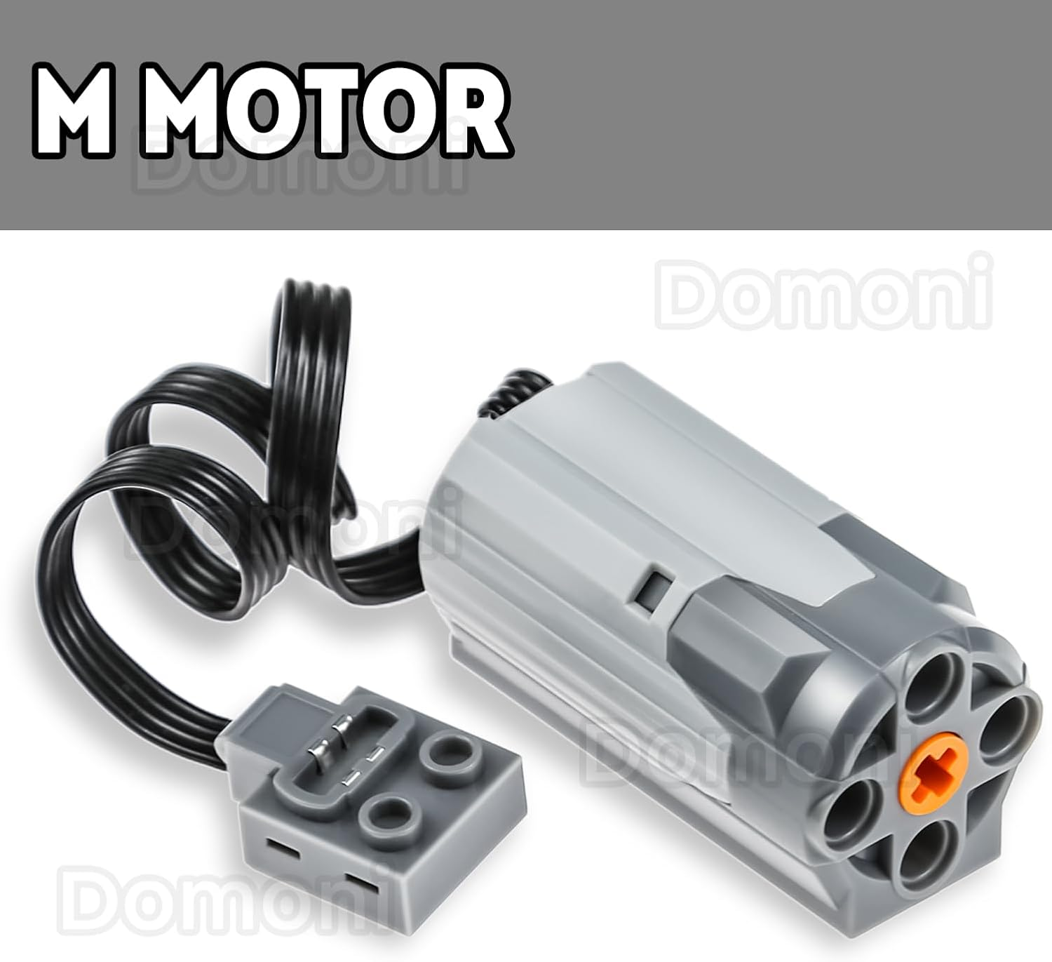 15Pcs Power Function Motor Set 8293- M Motor Battery Box Switch Light Cable Compatible with Majoy Brands Technical Building Toys image number 2