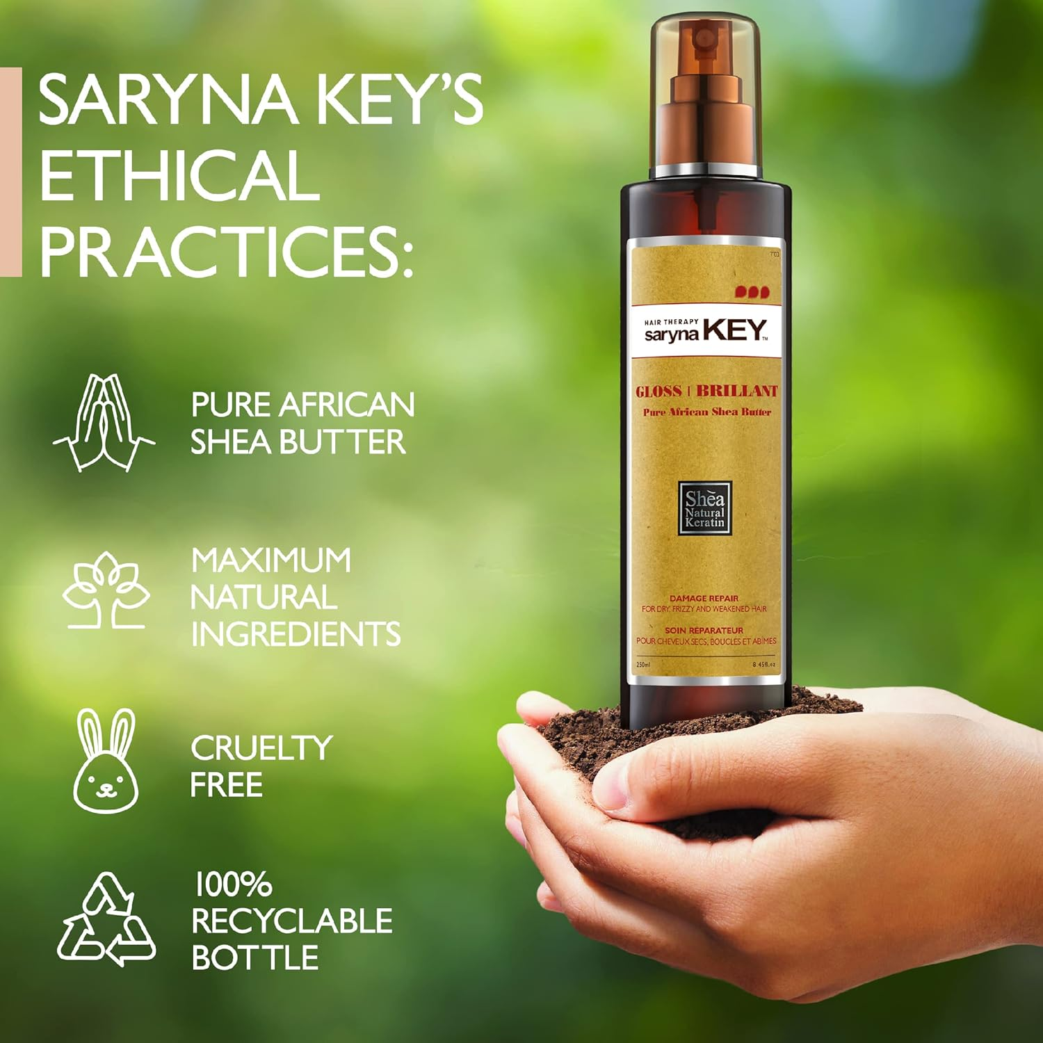Saryna Key Damage Repair Gloss Spray 250Ml image number 4