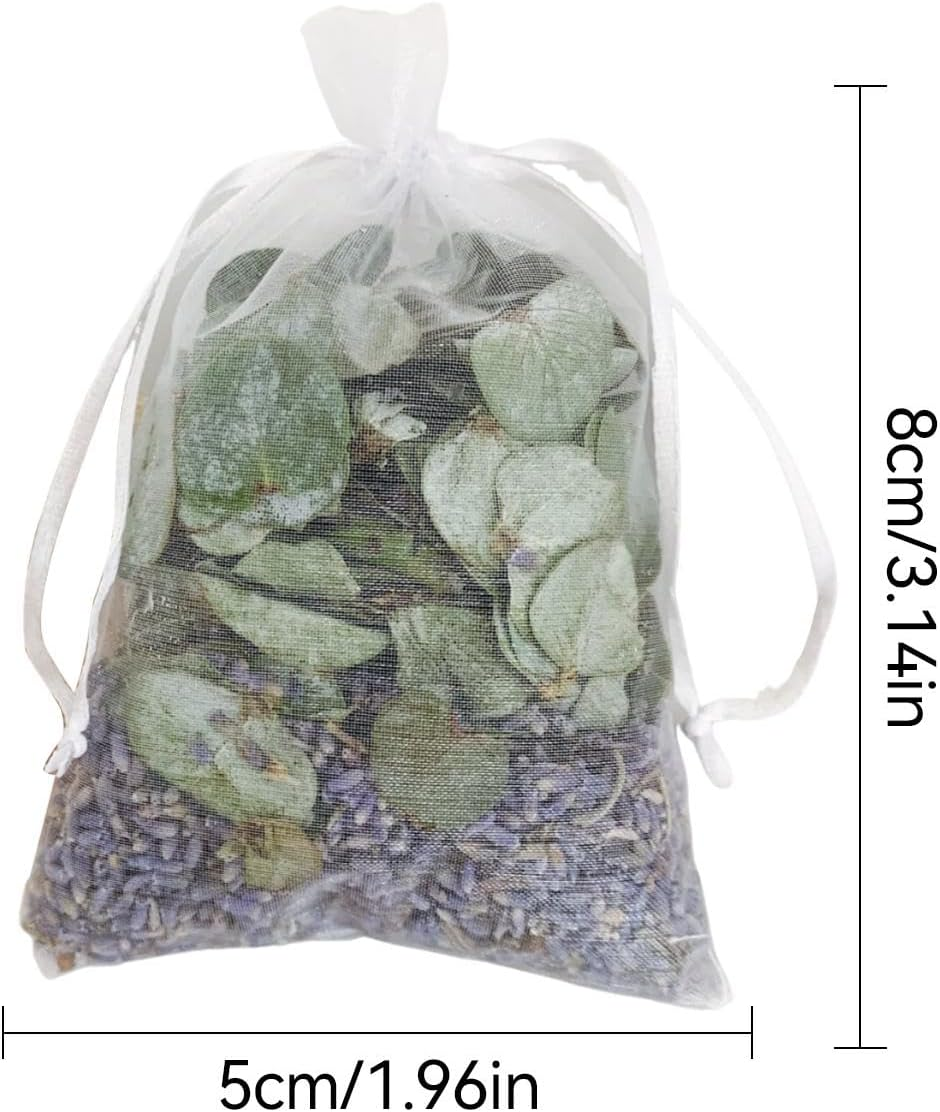 Scented Sachet Bags, Closet Scented Sachets | Eucalyptus Leaves, Lavender Sachets - Freshening Sachet Bags, Artificial Flowers Home Fragrance Bags for Relaxing image number 2