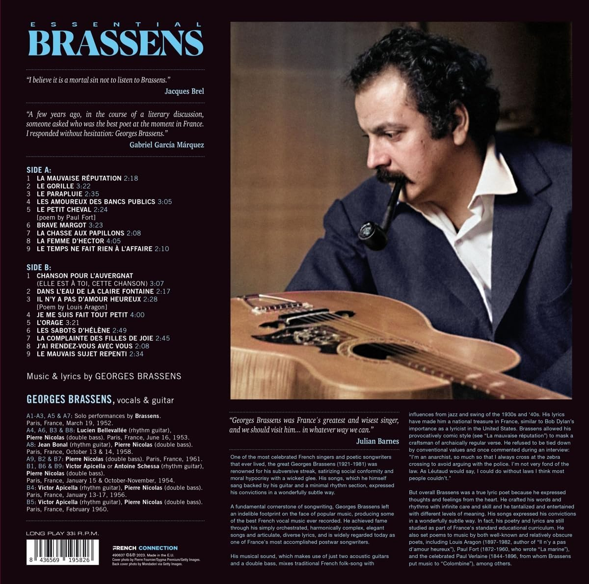 Essential Brassens - Limited 180-Gram Vinyl image number 2