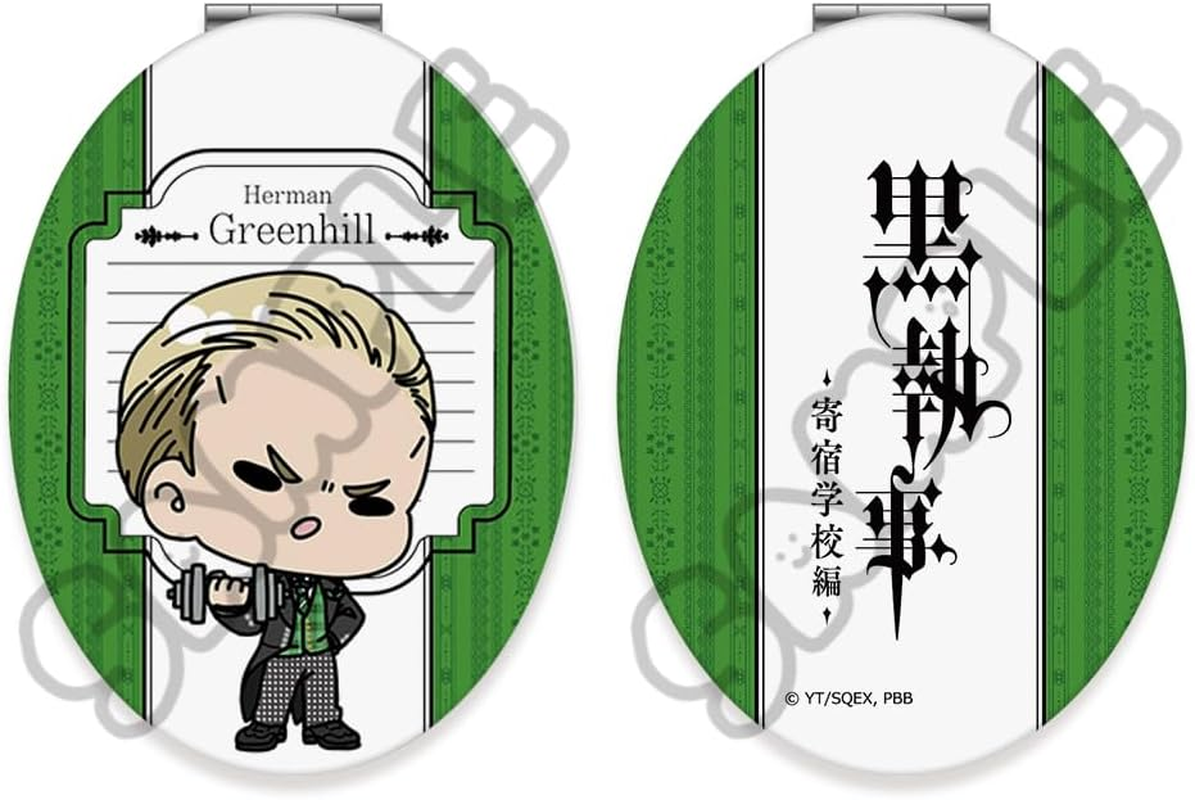 Anime Black Butler Boarding School Edition [Herman Green Hill] Compact Mirror [Oval] M G