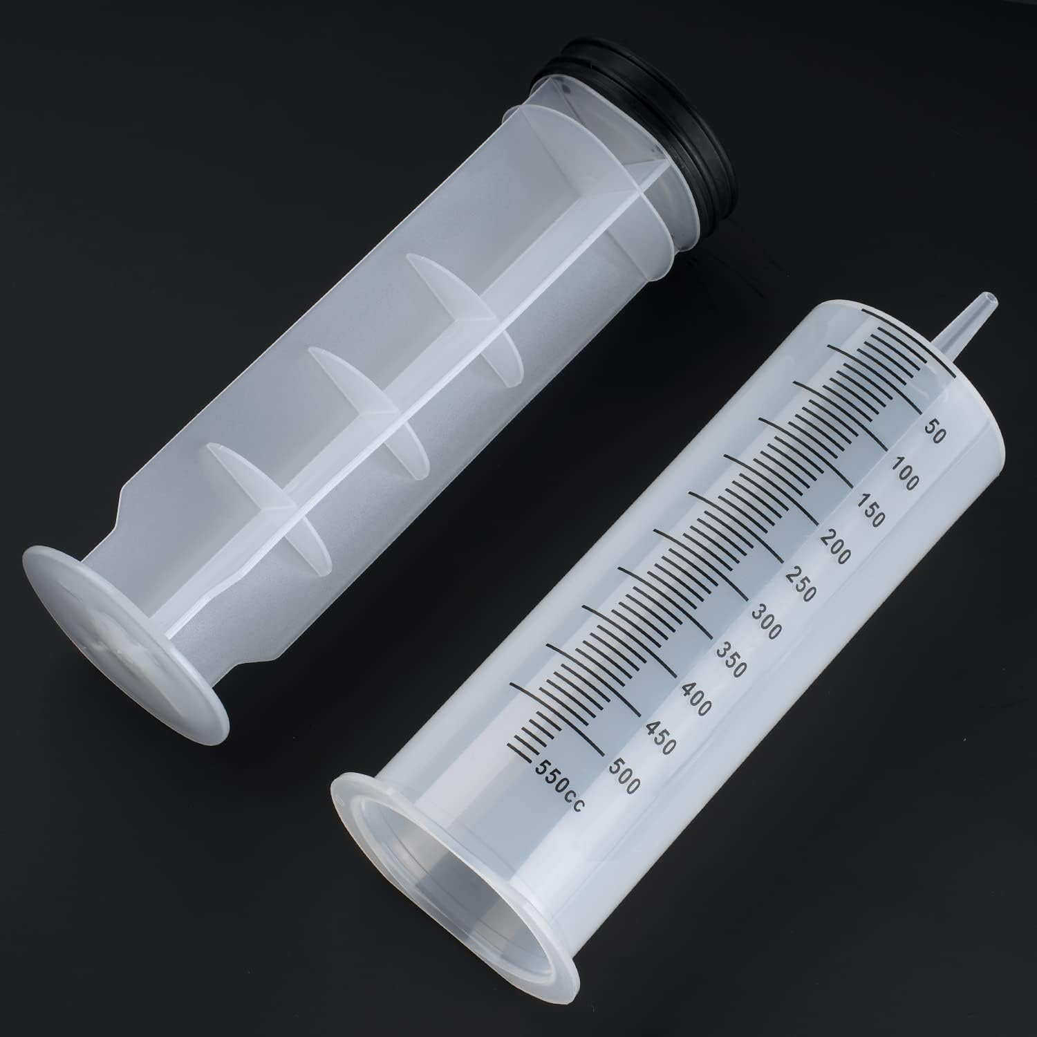 500Ml Large Syringe with 32 Inch Tube and Needle, Sterile and Individual Sealed, Plastic Garden Syringe for Liquid, Paint, Epoxy Resin, Oil, Watering Plants, Refilling image number 2