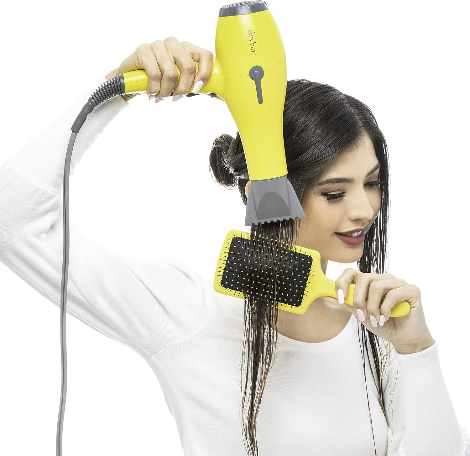 Drybar Lemon Bar Paddle Hairbrush | Great for Wet or Dry Hair image number 5