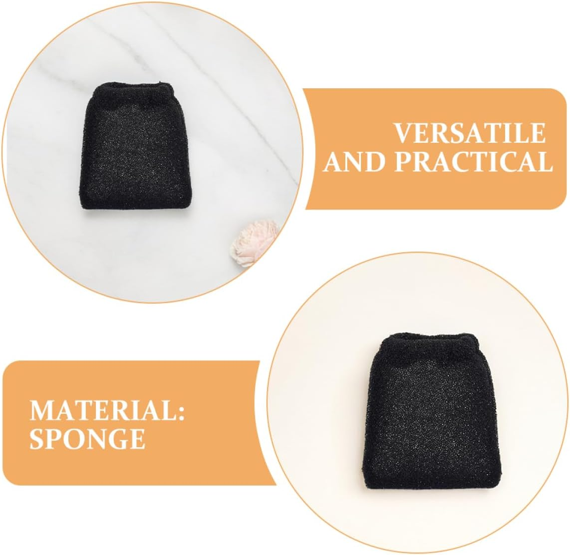 BIUDECO 4Pcs Hair Dryer Diffuser Attachment Diffuser for Hair Dryer Sturdy Sponge Cover Protects Nozzle Easy to Use image number 1