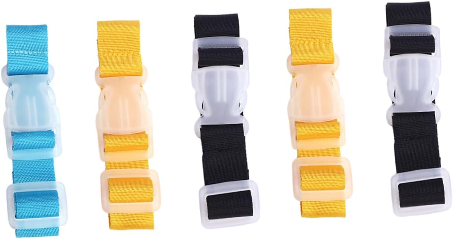 TINEASUR 5Pcs Luggage Buckle Strap Suitcase Belt for Baggage Hanging Buckles Practical Luggage Belts for Suitcase image number 4