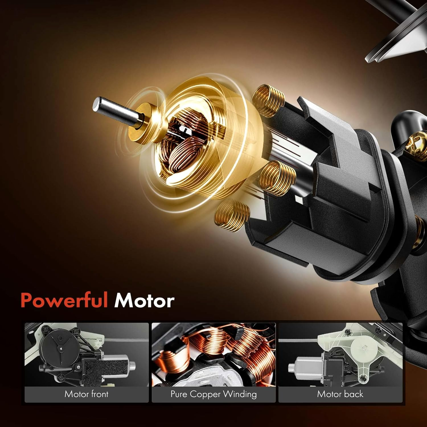 Frankberg Window Regulator with Motor 4/5-Door 6-Pin Front Right Compatible with Discovery V L462 All Engines SUV 2016-2021 LR083210 image number 1