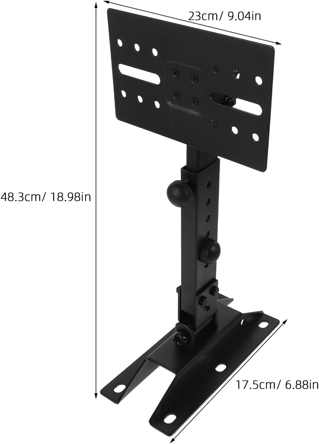 Gadpiparty Heavy Duty Metal Speaker Mount Wall Bracket with Extendable Arm Universal Wall Mounted Speaker Holder for Ktv Room and Home Audio System Support image number 5
