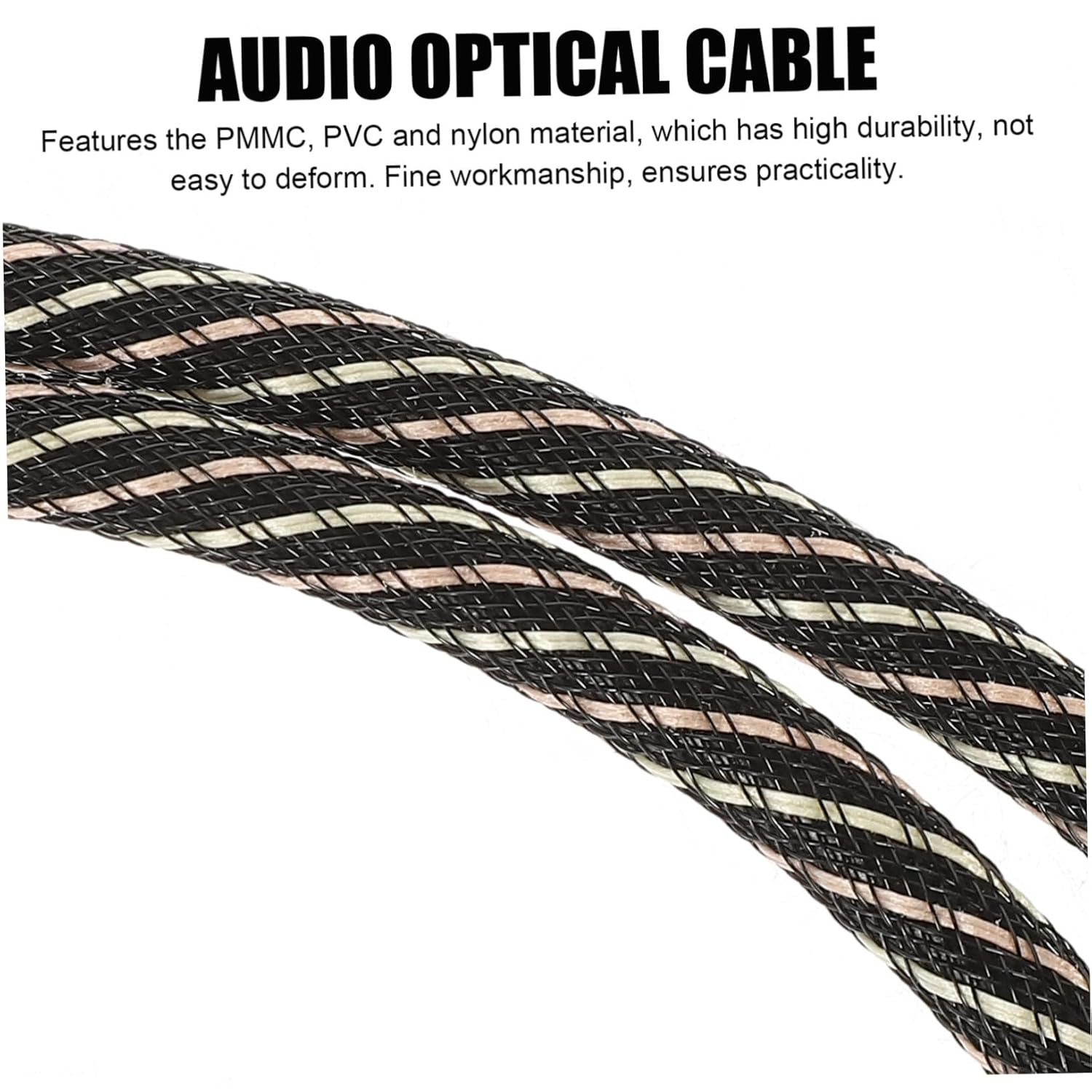 Operitacx Digital Optical Audio Cable 1.5 Meter, Optical Cable for Sound Bar and Tv, Spdif Fiber Optic Cord Compatible Game Console Home Theater Systems image number 5